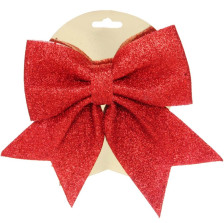 Украшение новогоднее Бант 15х20см Яркий праздник красный 185-0837