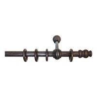 Карниз однорядный Венге (Орех) 2,4 м