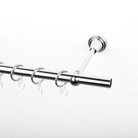 Карниз металлический гладкий d19 мм СМ-3093-1Р 3,0 м