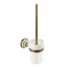 Ерш для унитаза в стакане BRIMIX бронза/керамика 94162