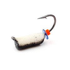 Мормышка вольфрамовая Wormix37 Столбик с фосфором черный d-2,0 0,4гр (374)