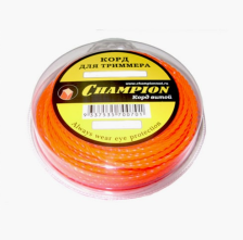 Леска CHAMPION 2,4 мм х12 м витой квадрат С7003