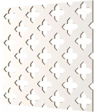 Панель перфорированная HDF "Готика" белая 930х1030х3мм