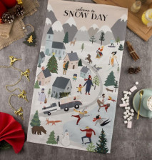 Полотенце саржа Этель Snow day 5162222 40х73