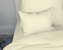 Наволочка поплин 50х70 см Сливочный Mariya DeLuxe