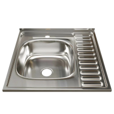 Мойка накладная 60х60 (0,6) h=160 правая Marrbaxx