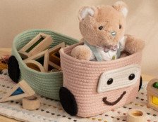 Корзина ручного плетения Грузовик 42х23х17 см