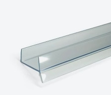 Подпятник под ДСП 18мм L=3050 прозрачный