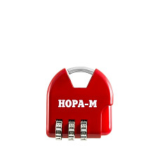 Замок навесной Nora-M 601 кодовый красный
