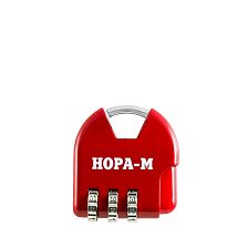 Замок навесной Nora-M 601 кодовый красный