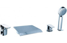 Смеситель для установки на ванну CISA CUBICA (4 отв) хром