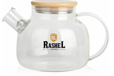 Чайник заварочный 1,5 л стекл бамбук крышка RASHEL R8350