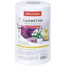 Салфетки вискозные OfficeClean 150шт в рулоне