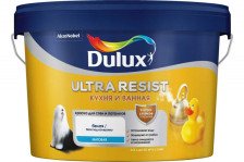 Краска Dulux Ultra Resist для кухни и ванной матовая BW (2,5л)
