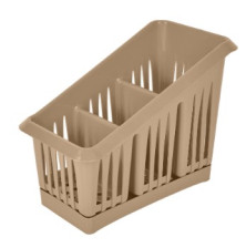 Сушилка для столовых приборов 3х-секционная шоколадный мокко РТ1564ШМ