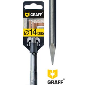 Зубило SDS PLUS 14х250мм пикообразное GRAFF GSPC14