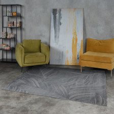 Ковер SOFT J955A 2,4х3,4м grey-grey