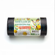 Мешки для мусора 60л 50шт Ромашка НМ60-50/15