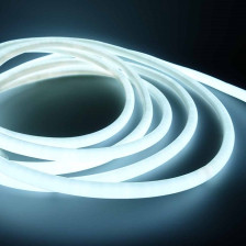 Неон гибкий 14х26мм 8W/m 220V белый холодный