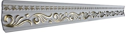 Плинтус потолочный GP-29 Gold 53х96мм 2,0м (28)