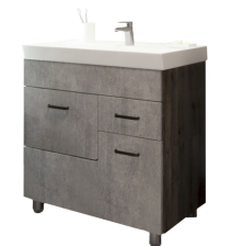 Тумба с раковиной Catherine -80 №2 белый камень