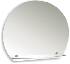 Зеркало Елена 600х500 с полкой