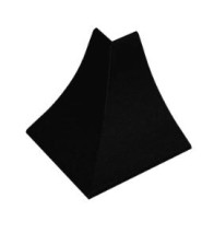 Угол внешн пласт 23мм черный KORNER