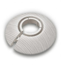 Розетка для труб d=25-34 мм клен серый