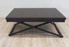 Стол "Орфей 1" СТТ 201 черный/темный венге