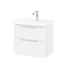 Тумба с раковиной Jasmine -60 подвесная, Белый