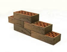 Кирпич лицевой  одинарный Баварская кладка кора дуба BRAER