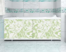 Экран для ванны 1,68м Кварт Мрамор зеленый Новосибирск