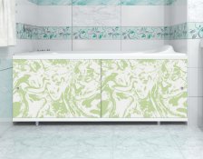 Экран для ванны 1,68м Кварт Мрамор зеленый Новосибирск