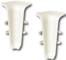 Угол внутренний Идеал Деконика кремово-белый 55 мм