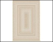 Ковер PAROS дизайн 6672A l.brown-weiss 0,4х0,6м