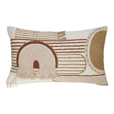 Подушка декоративная Ethnic Beige geometry 35х60 см