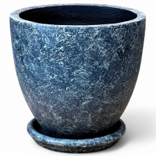 Горшок керамический с/п Классика 45х49см черный U2005