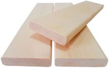 Планка для полока 1,0м осина АА (25х85мм)