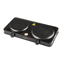 Плитка электрическая ENERGY EN-903В, 2 конфорки, диск, 1,5кВт+1кВ, черная 158957