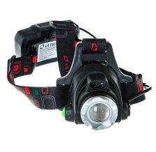 Фонарь Ultraflash налобный Е1336 4W (300lm) 250м фокус, 4 режима сенсор, металл/черный