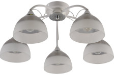 Светильник Agudo 3535-5 WH+CR  5хE27/60 (58х58х24)