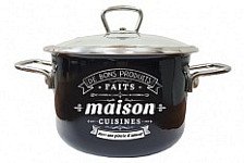 Кастрюля эмалированная 2,0 л цилиндр  Maison 1SD165S