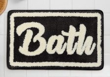 Коврик для ванной 40х60 см Savanna Bath чёрный
