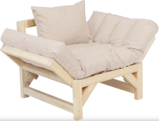 Кресло для отдыха Бинго массив Savana Plus Ivory (кат1)