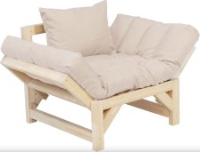 Кресло для отдыха Бинго массив Savana Plus Ivory (кат1)