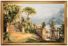 Картина гобелен 108х70 Голландский парк 404-1175-31