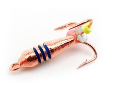 Мормышка вольфрамовая Wormix37 Чертик с рисками (гальваника) d-1,5 0,2гр (1613) цвет медь