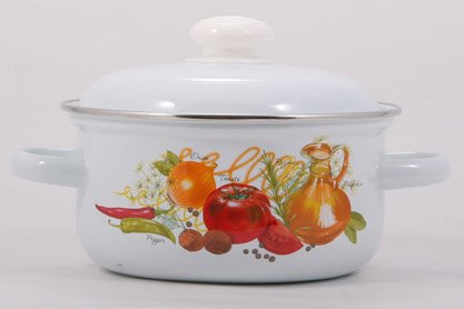 Кастрюля эмалированная 3,0 л 1512АП2/4 Итальянская кухня