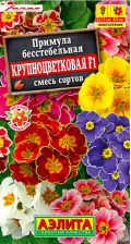 Семена Примула крупноцветковая смесь 7шт (Аэлита)