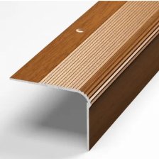 Порог Лука ПУ02 угол 0,9м орех (088) 54х41,8 мм